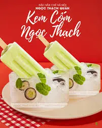 Hình ảnh Kem vị cốm - hộp 10 cái