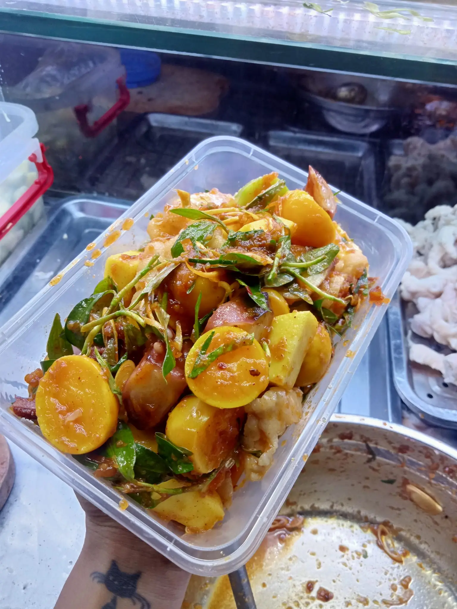Hình ảnh CHÂN GÀ MIX TRỨNG NON