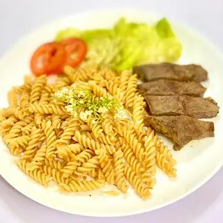 Hình ảnh Nui xoăn beefsteak