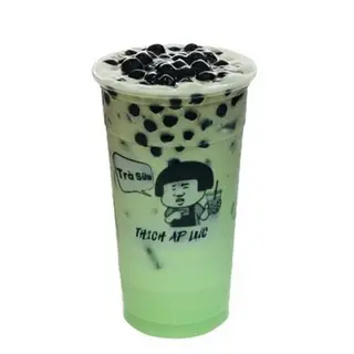 Hình ảnh Trà sữa bạc hà trân châu