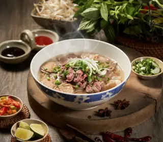 Hình ảnh Phở tái viên