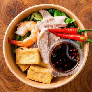 Hình ảnh Bún Nước Tương Đậu Tôm Thịt