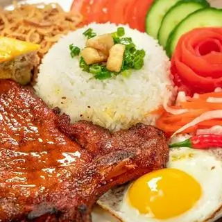 Hình ảnh Cơm sườn bì chả