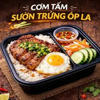 Hình ảnh [Mua 1 tặng 1] Mua 1 Cơm Tấm Sườn Trứng Ốp La, tặng 1 canh tự chọn