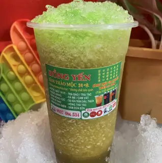 Hình ảnh Hồng trà táo đá xay - size 750ml