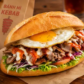 Hình ảnh Kebab thêm trứng
