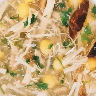 Hình ảnh Súp gà xé