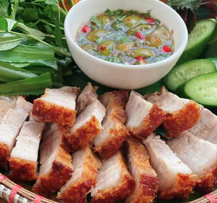 Hình ảnh Thịt ba chỉ quay - 3 lạng