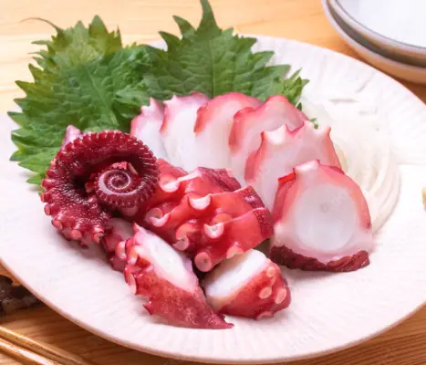 Hình ảnh Sashimi bạch tuộc - 5 miếng