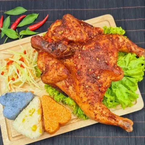 Hình ảnh Gà Nướng Muối Ớt & Cá Nướng - Thanh Lân