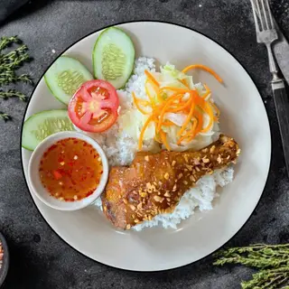 Hình ảnh Cơm gà đùi