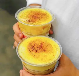 Hình ảnh Trà sữa kem trứng nướng