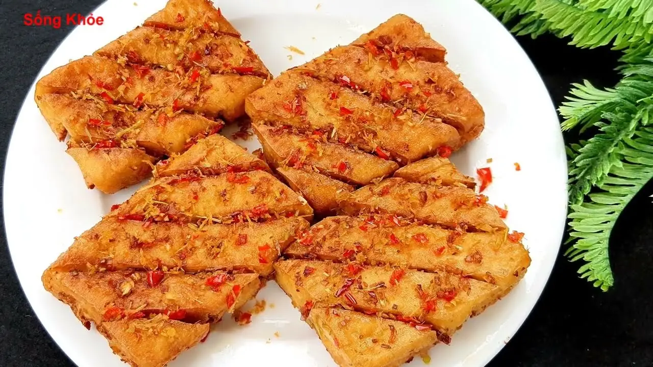 Hình ảnh Đậu hũ chiên sả