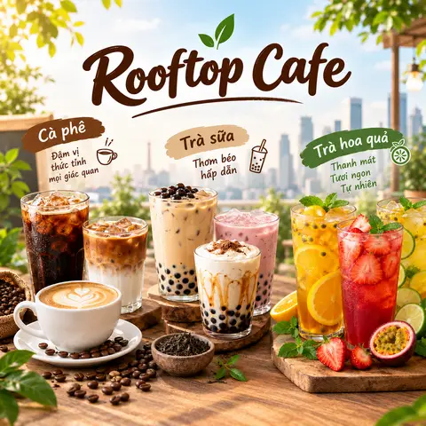 Hình ảnh WOW DRINK - ROOFTOP CAFE - Đồng Xuân