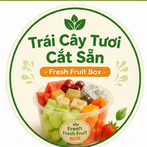 Hình ảnh Trái Cây Tươi Cắt Sẵn - Fresh Fruit Box - Lê Trọng Tấn