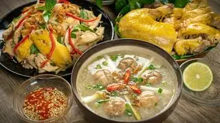Hình ảnh Gỏi góc tư gà ta - cháo