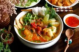 Hình ảnh Bún cá đầy đủ