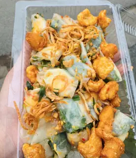 Hình ảnh Bánh tráng cuộn trộn 