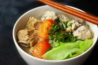 Hình ảnh Bún mọc sườn chua