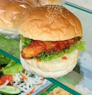 Hình ảnh Burger gà