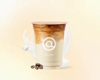 Hình ảnh Latte caramel muối biển - Salted caramel latte