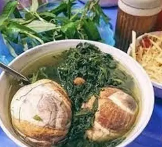 Hình ảnh Trứng vịt lộn tần ngải cứu 1 quả