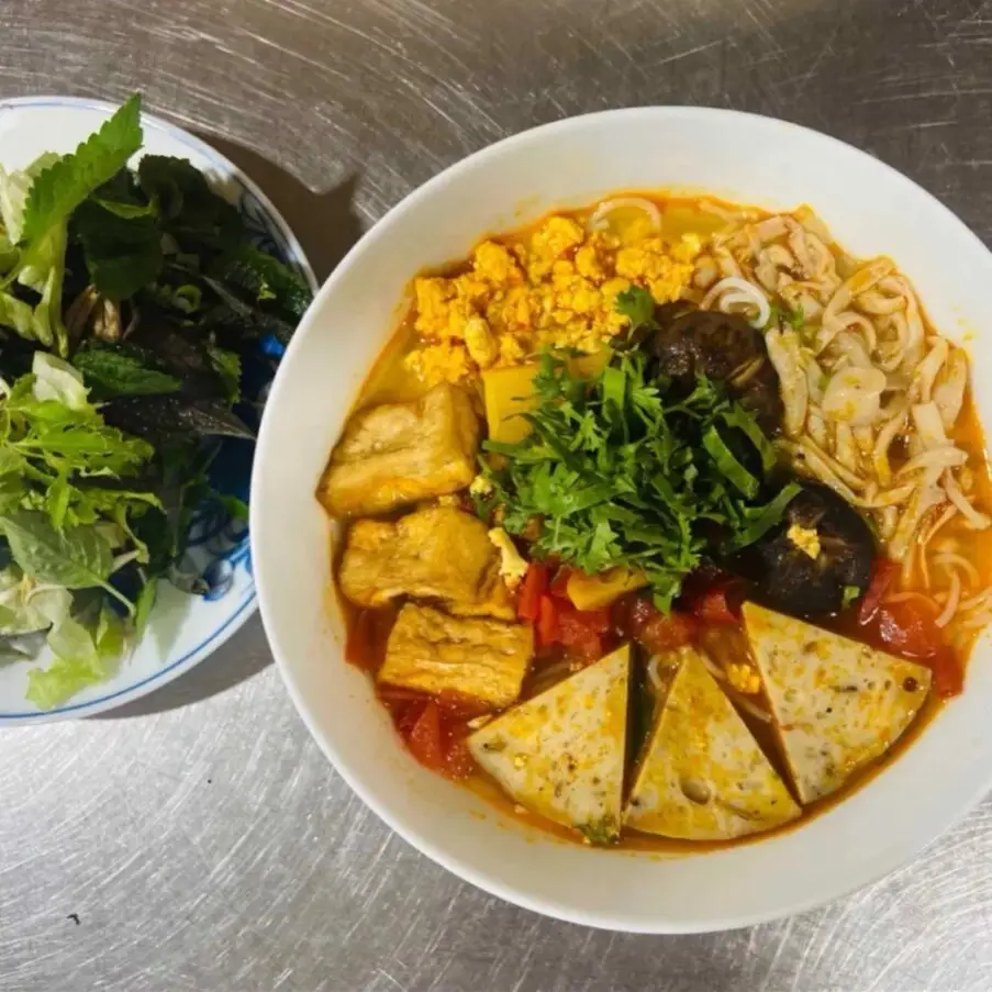Hình ảnh Bánh đa riêu chay