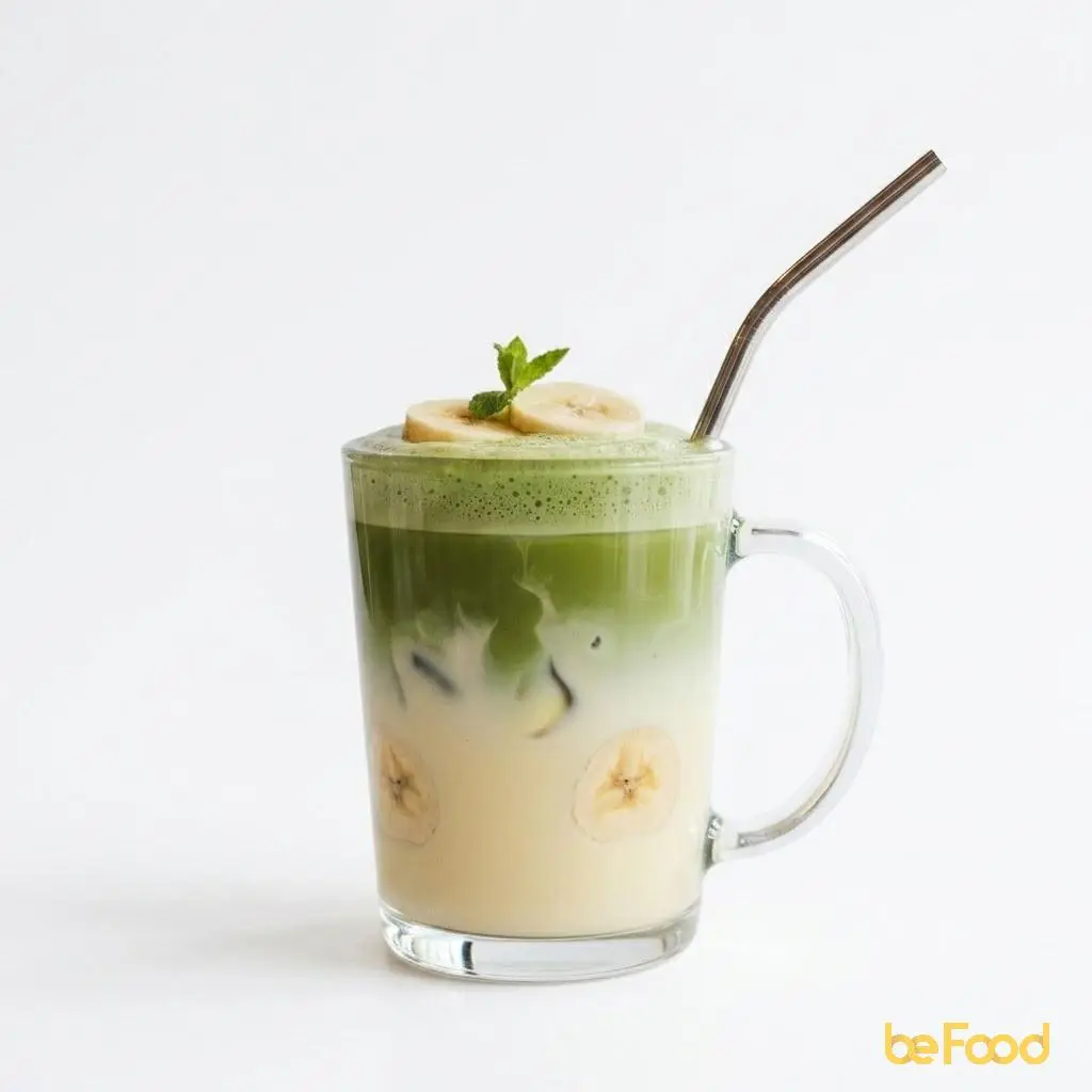 Hình ảnh Matcha sữa chuối