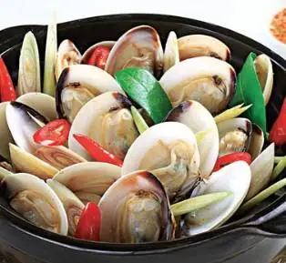 Hình ảnh Nghêu hấp sả