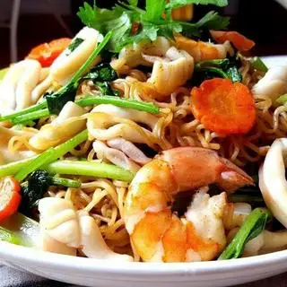 Hình ảnh Mì xào hải sản
