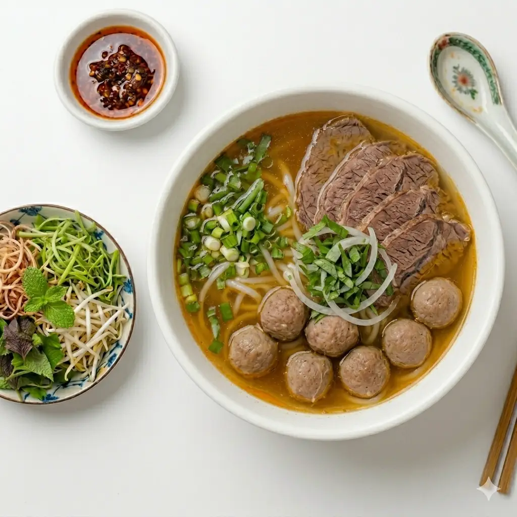 Hình ảnh Bún bò đặc biệt nhân duyên