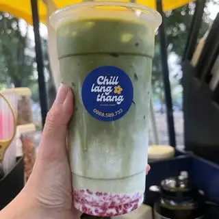 Hình ảnh Matcha latte dâu - size M - 500ml