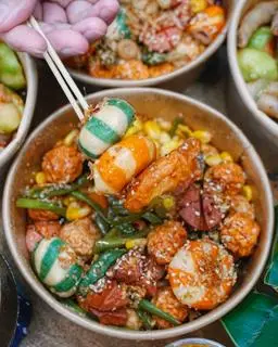 Hình ảnh Combo cá viên chiên sốt bơ tỏi