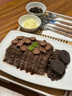 Hình ảnh Bingsu bún sô cô la - chocolate silk bingsu