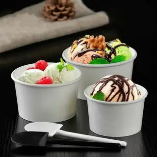 Hình ảnh Kem socola tô giấy