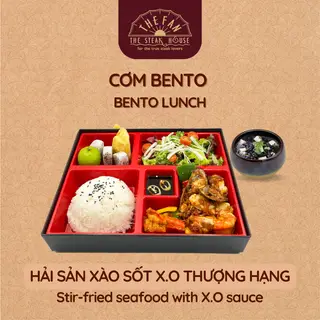 Hình ảnh Bento hải sản sốt XO