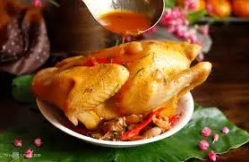 Hình ảnh Gà hấp mắm nhĩ