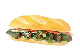 Hình ảnh Bánh mì bò lá lốt