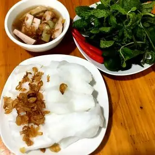 Hình ảnh Bánh cuốn chay kèm chả