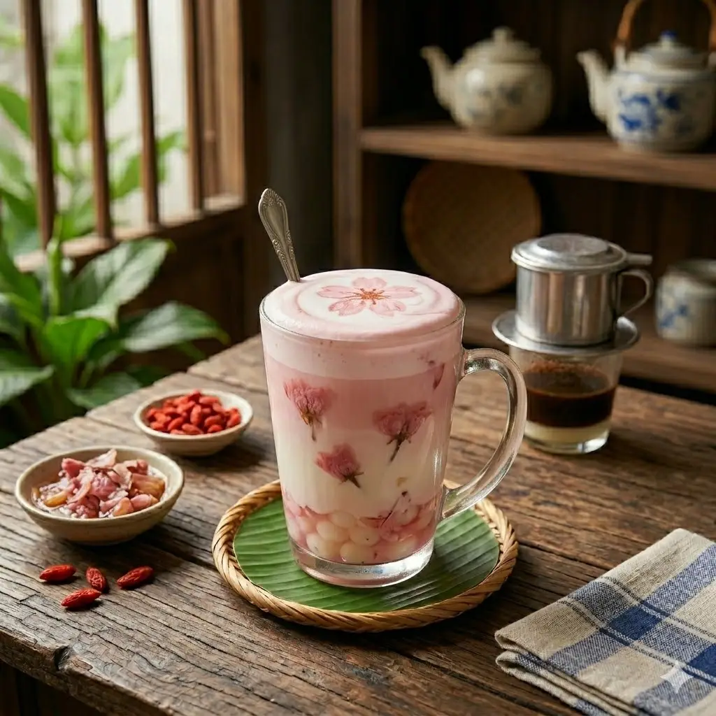 Hình ảnh Anh đào hoa vải - bạch sữa