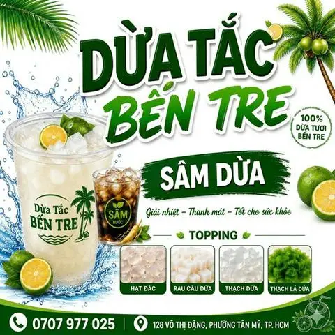 Hình ảnh Dừa Tắc & Sâm Dừa Bến Tre - Võ Thị Đặng