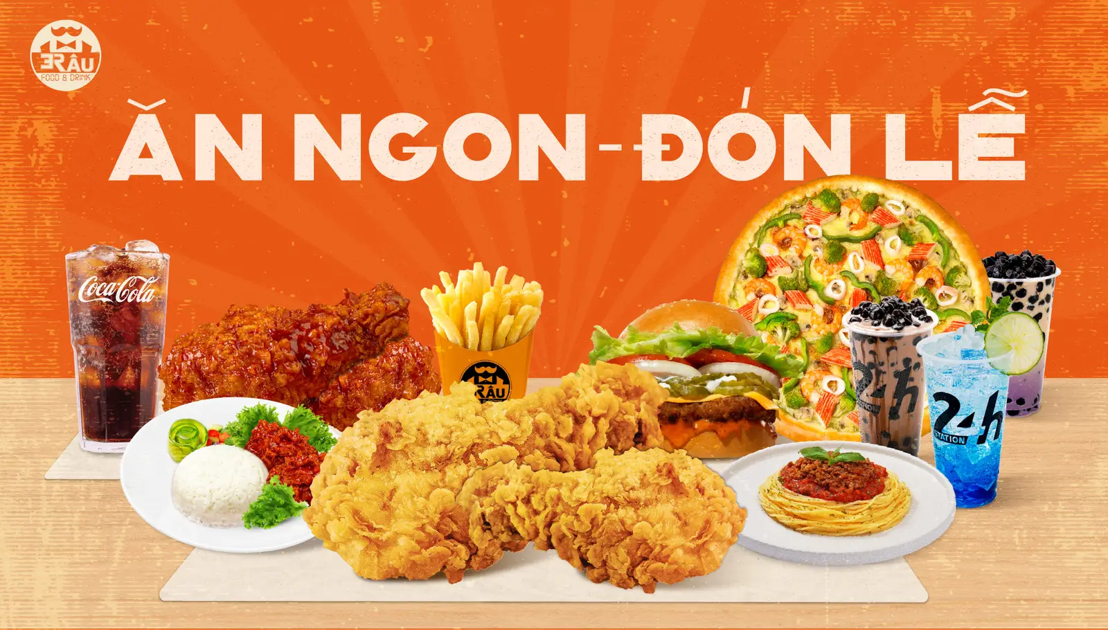 Hình ảnh 3 Râu - Gà Rán Pizza & Trà Sữa - Bình Phú