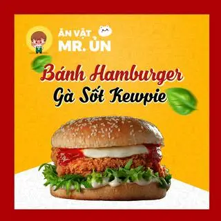 Hình ảnh Hamburger Gà xốt Kewpie