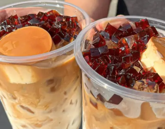 Hình ảnh Trà sữa bánh flan