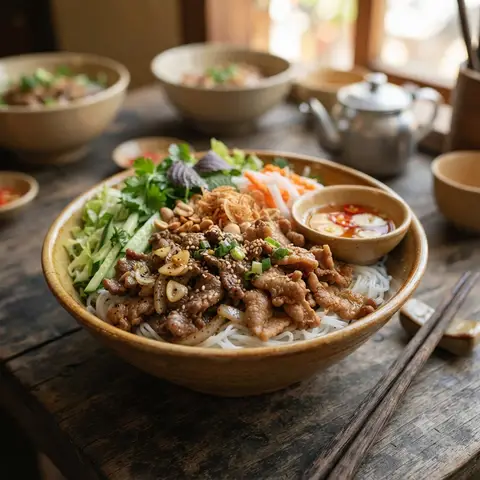 Hình ảnh Bếp Nhà Gấu Và Sóc - Bún Nước Tương, Xôi Đùi Gà & Bún Thịt Nướng - Nguyễn Duy Cung