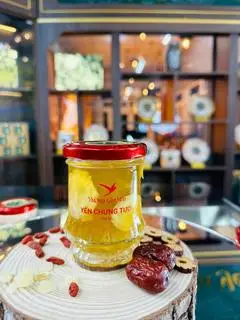 Hình ảnh Yến sào chưng tươi sợi dài vị sâm lát - 150ml
