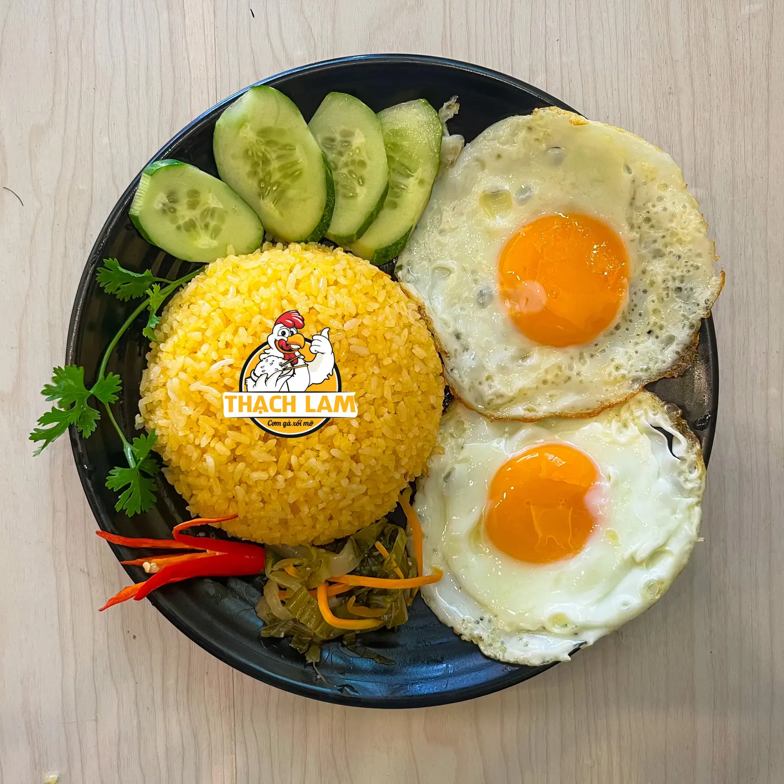 Hình ảnh Cơm ốp la - 2 trứng