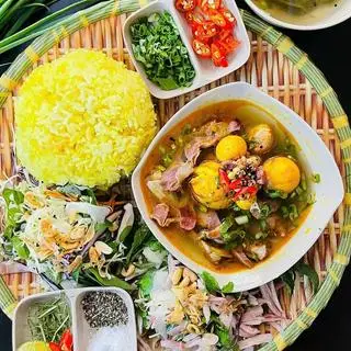 Hình ảnh Combo 2 - cơm gà xé trứng non - canh rong biển - 1 chai Pepsi nhựa ướp lạnh