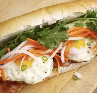 Hình ảnh Bánh mì ốp la