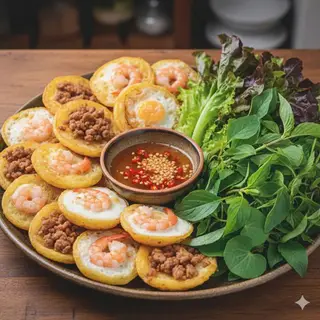 Hình ảnh Bánh khọt tôm - thịt - trứng